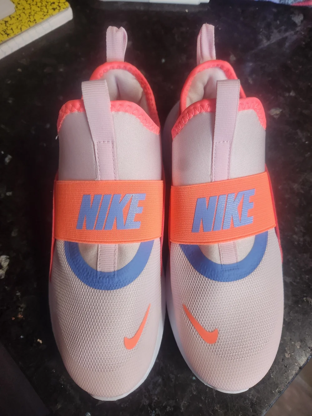 Nike Kids' Pink & Coral Slip-On Athletic Shoes
